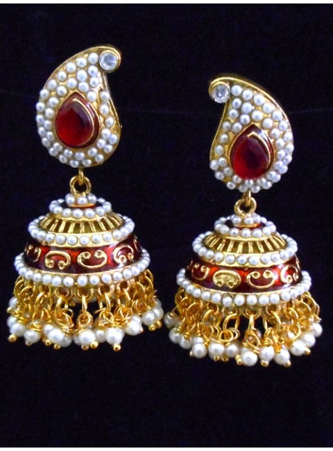 Polki Earrings